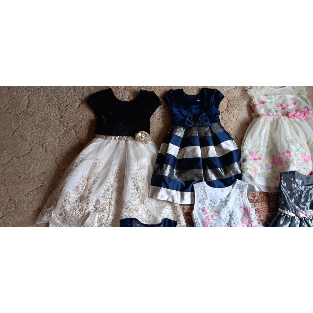 Girl/Toddler Formal Dress Lot; Size 2T - 7 Jona Michelle + Others - 9